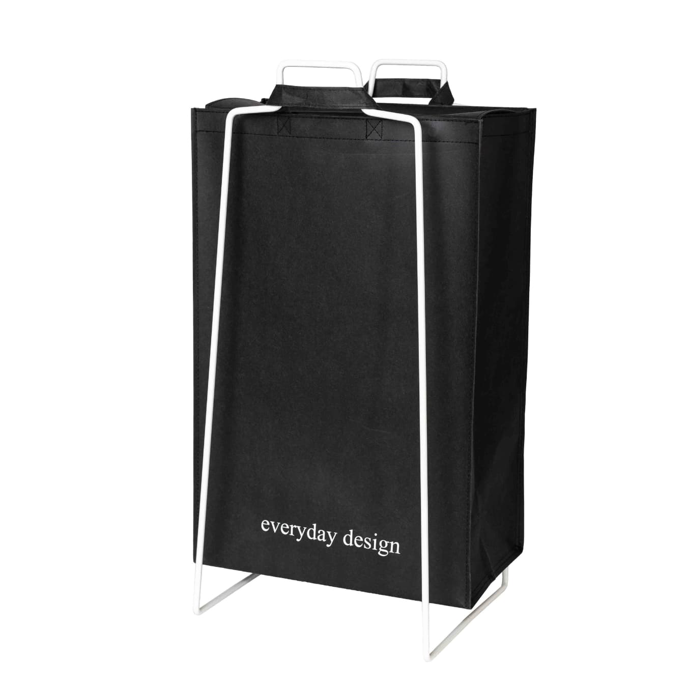 TURKU XL -kierrätysteline valkoinen ja pestävä paperikassi