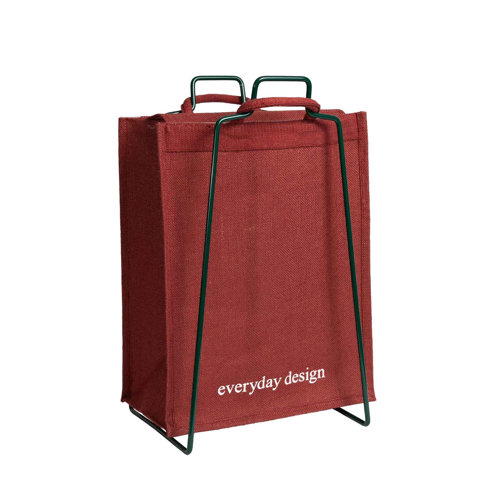 HELSINKI-kassiteline vihreä ja juuttikassi