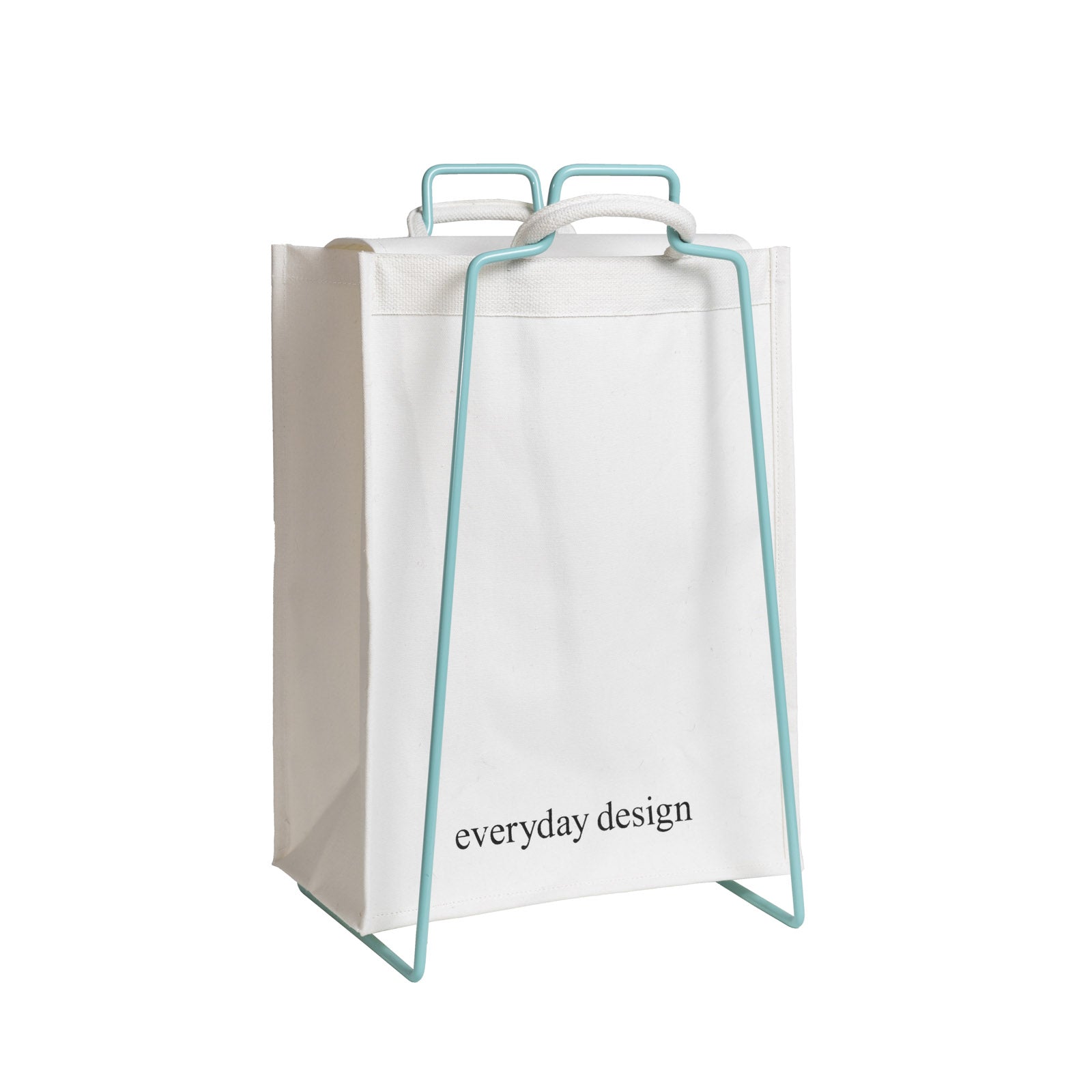 HELSINKI-kassiteline turkoosi ja juuttikassi