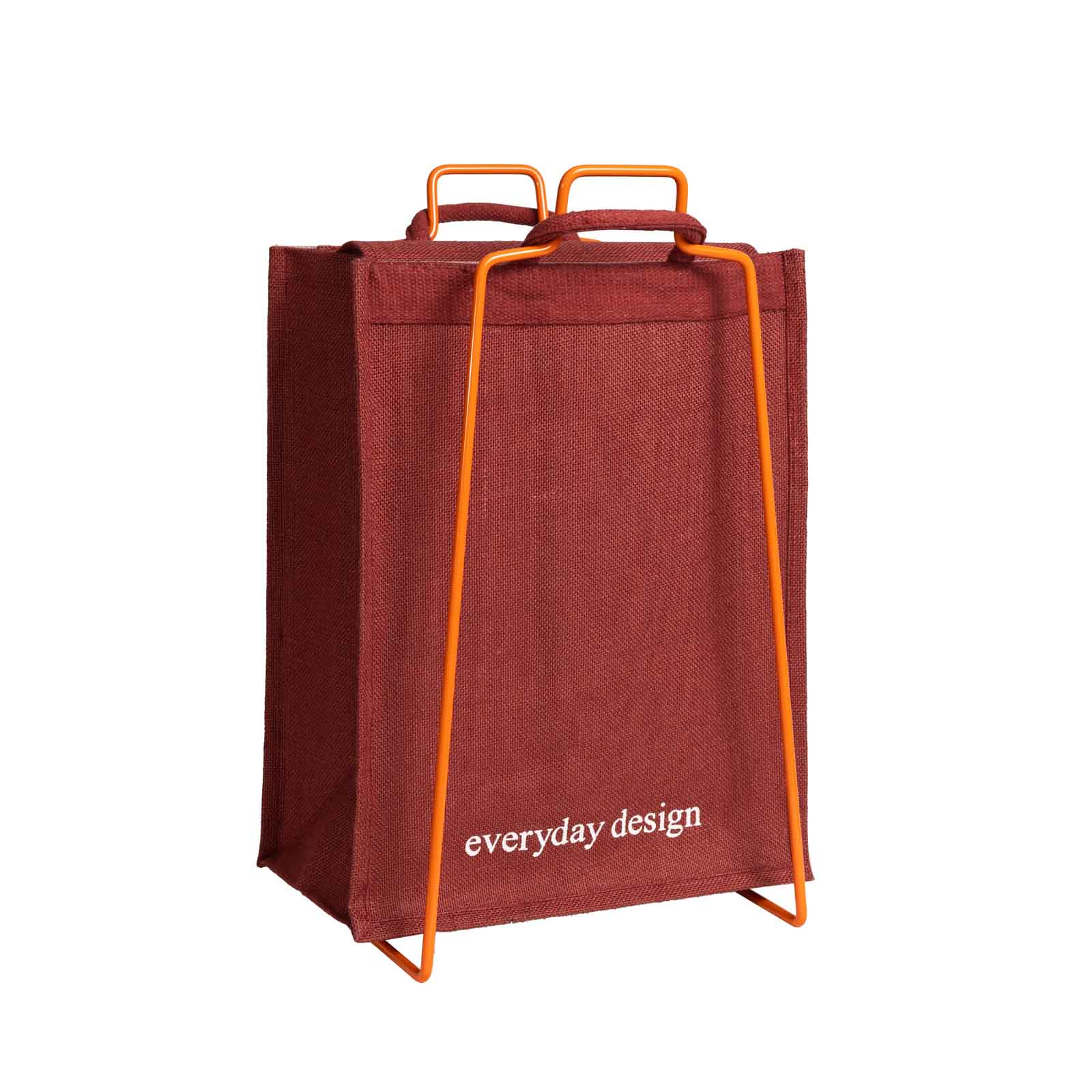 HELSINKI-kassiteline oranssi ja juuttikassi