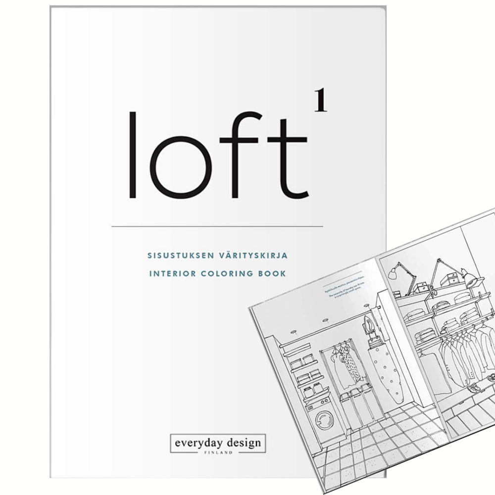 LOFT- sisustuksen värityskirja