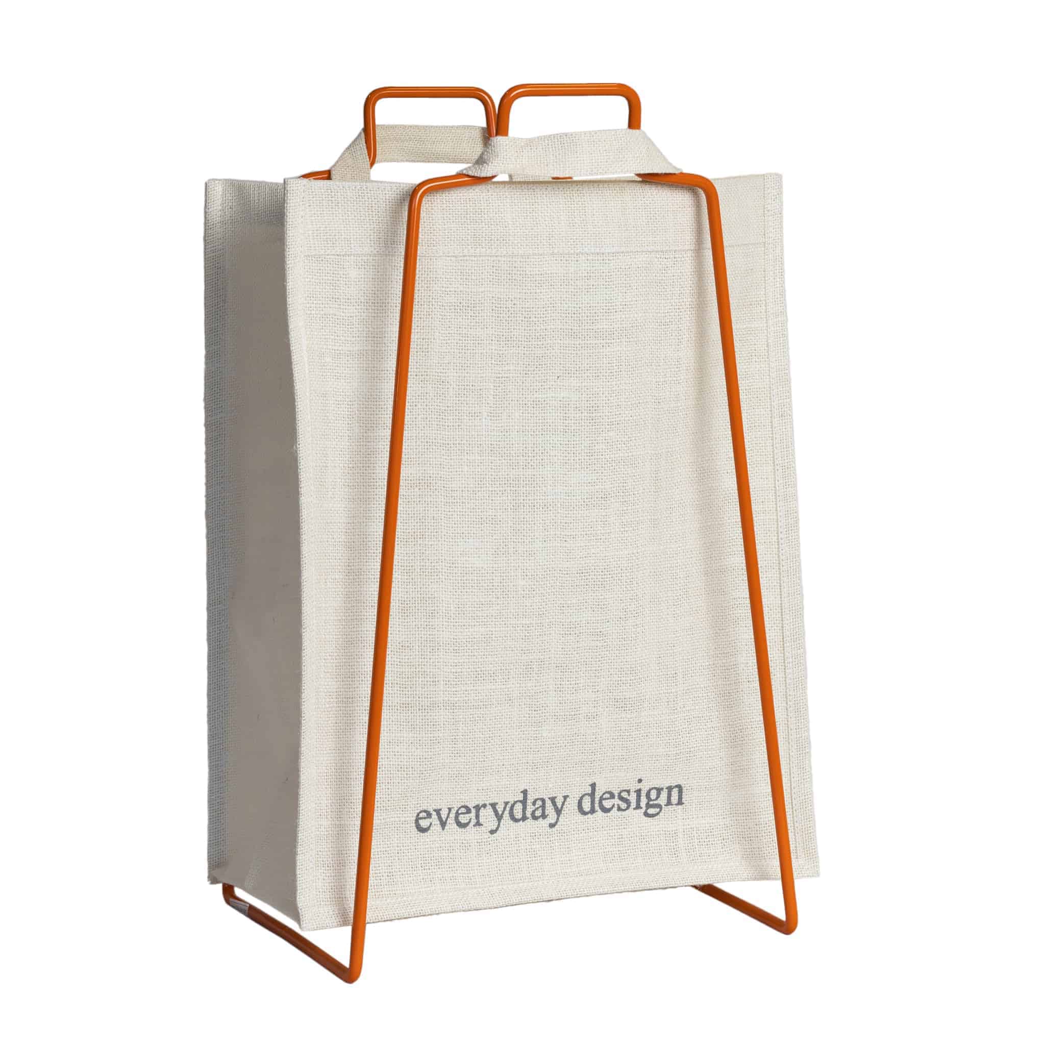 HELSINKI-kassiteline oranssi ja juuttikassi