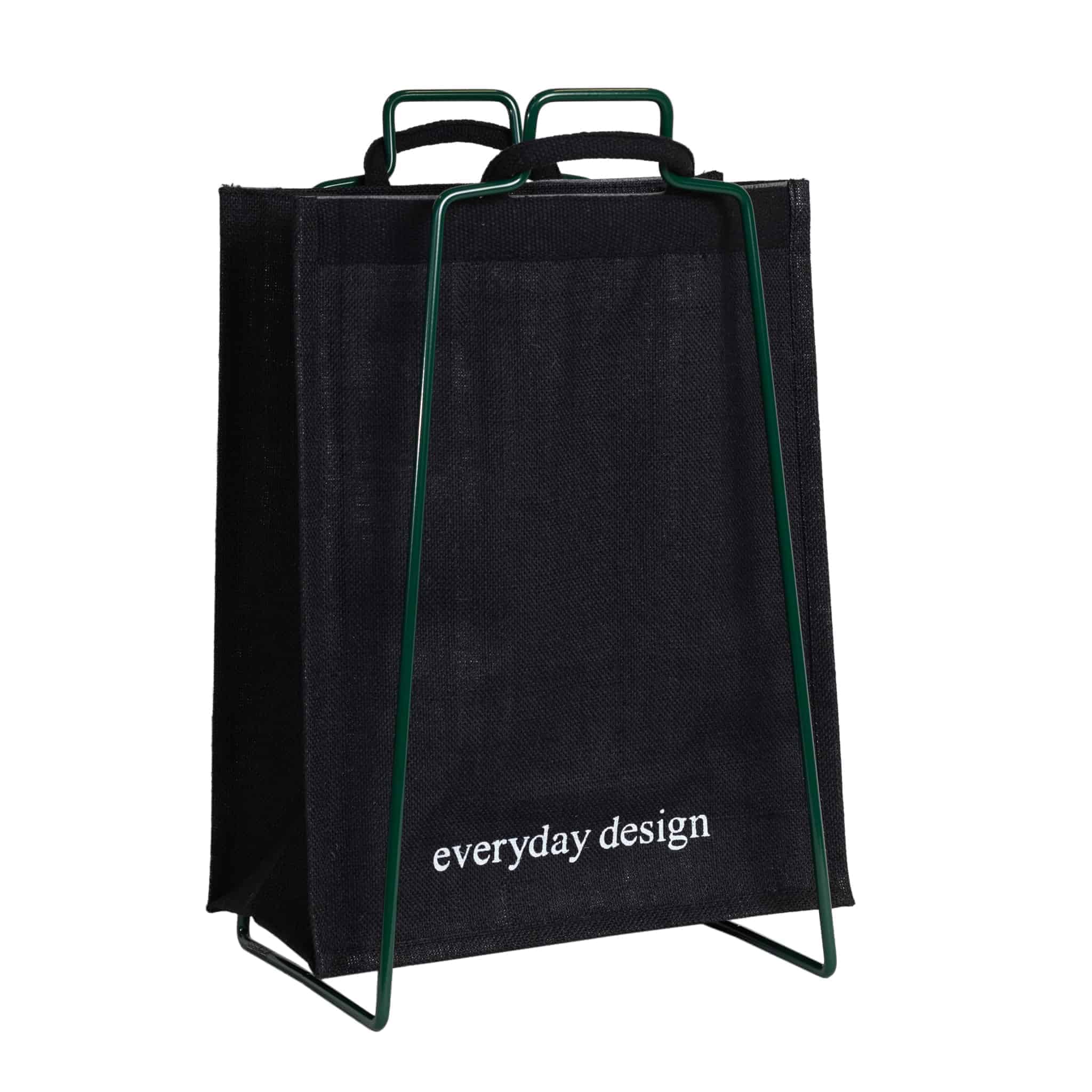 HELSINKI-kassiteline vihreä ja juuttikassi