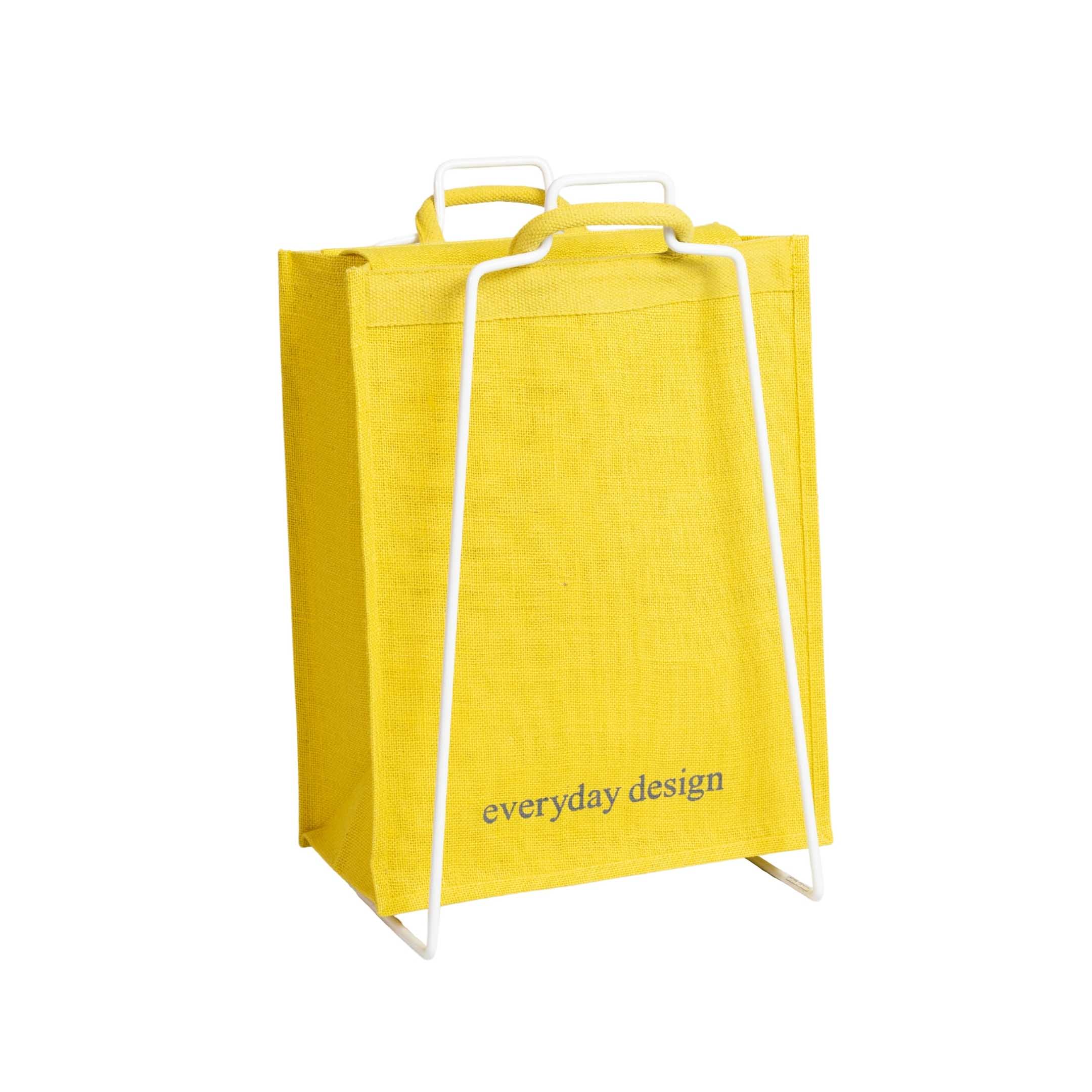 HELSINKI-kassiteline valkoinen ja juuttikassi