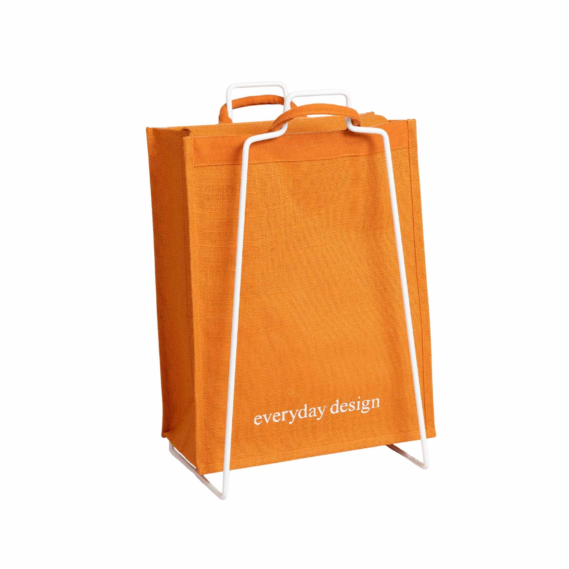 HELSINKI-kassiteline valkoinen ja juuttikassi