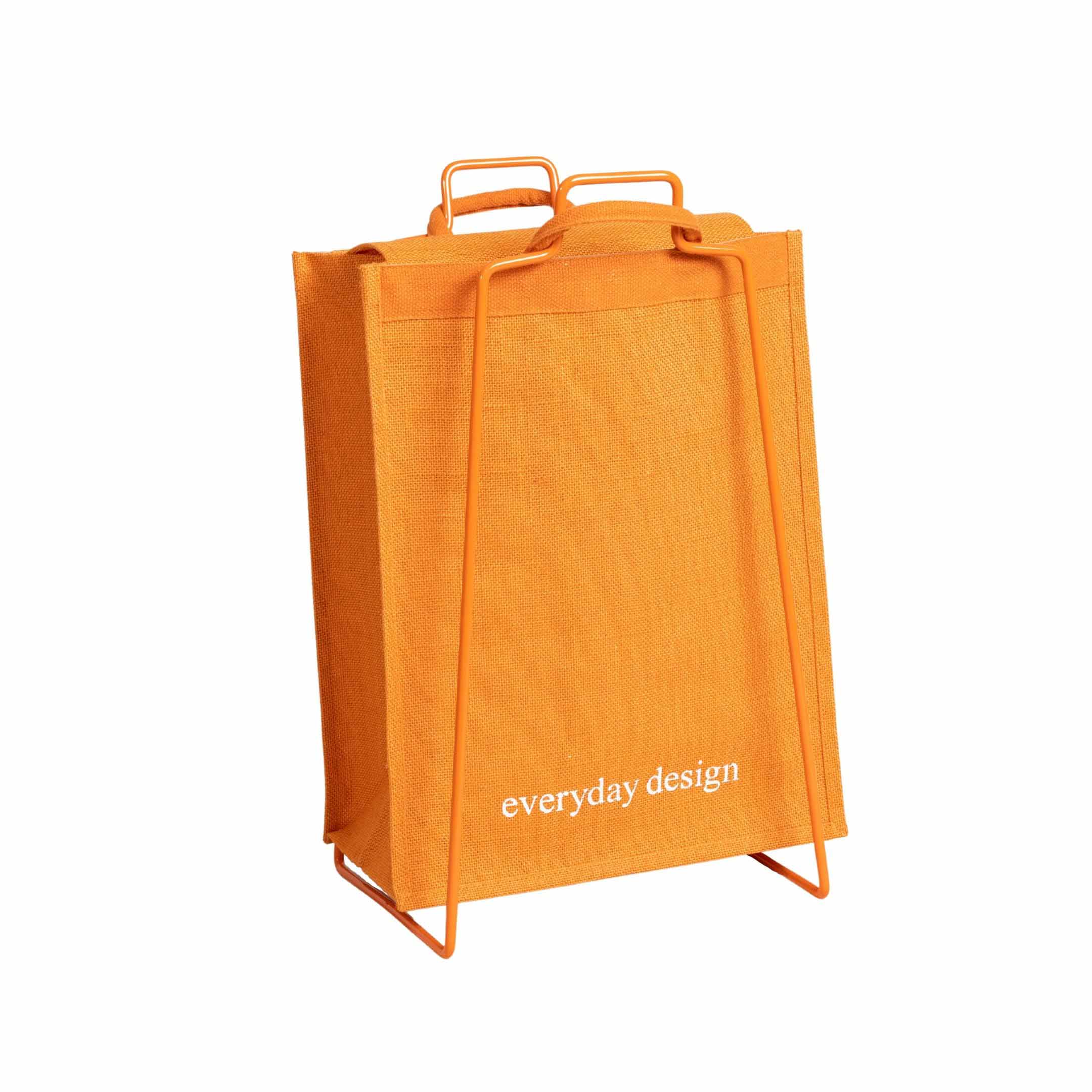 HELSINKI-kassiteline oranssi ja juuttikassi