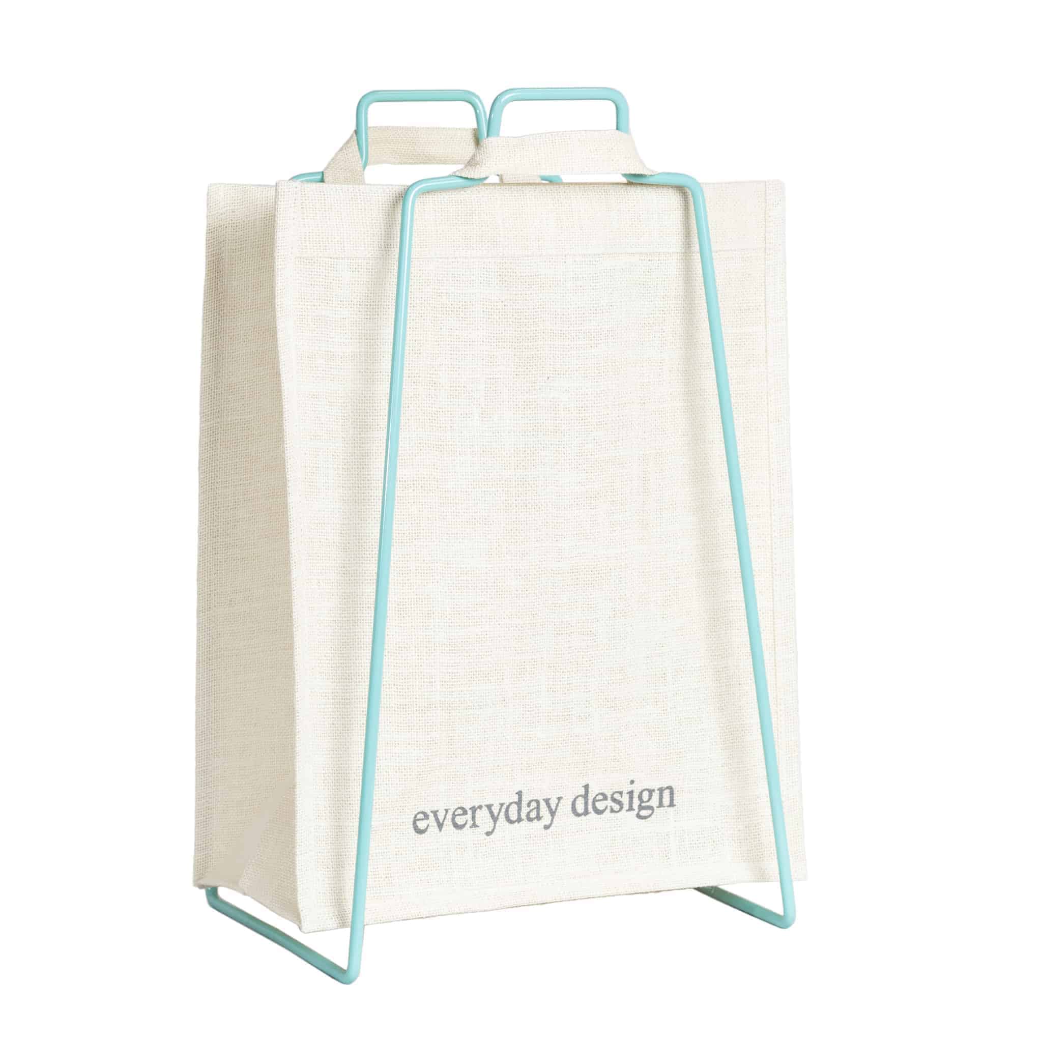 HELSINKI-kassiteline turkoosi ja juuttikassi