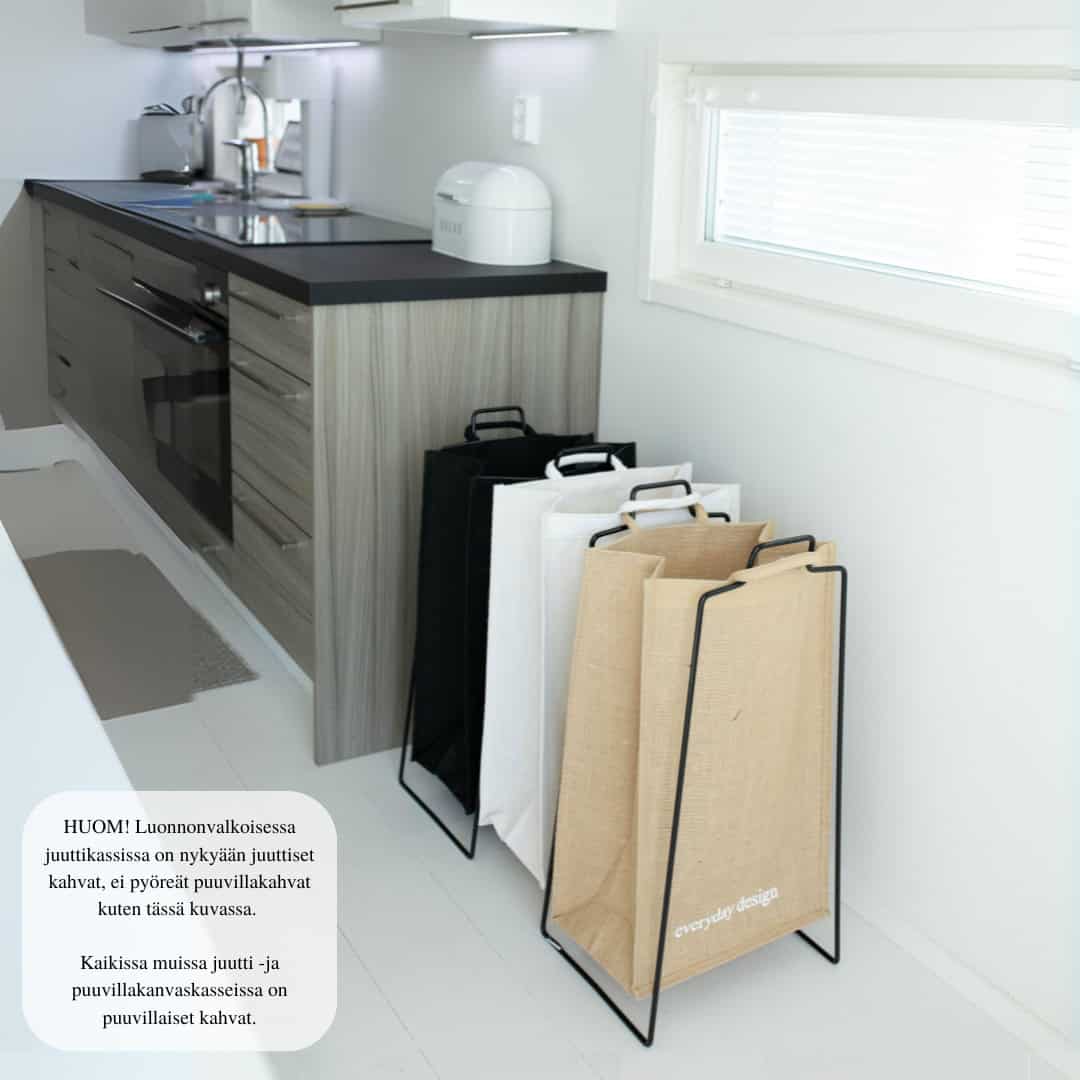 TURKU XL -kierrätyspaketti musta