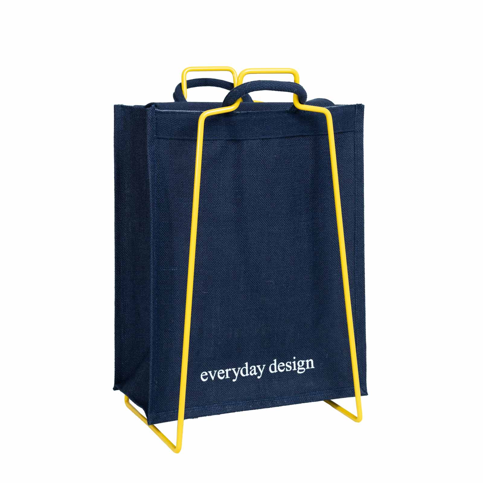 HELSINKI-kassiteline keltainen ja juuttikassi