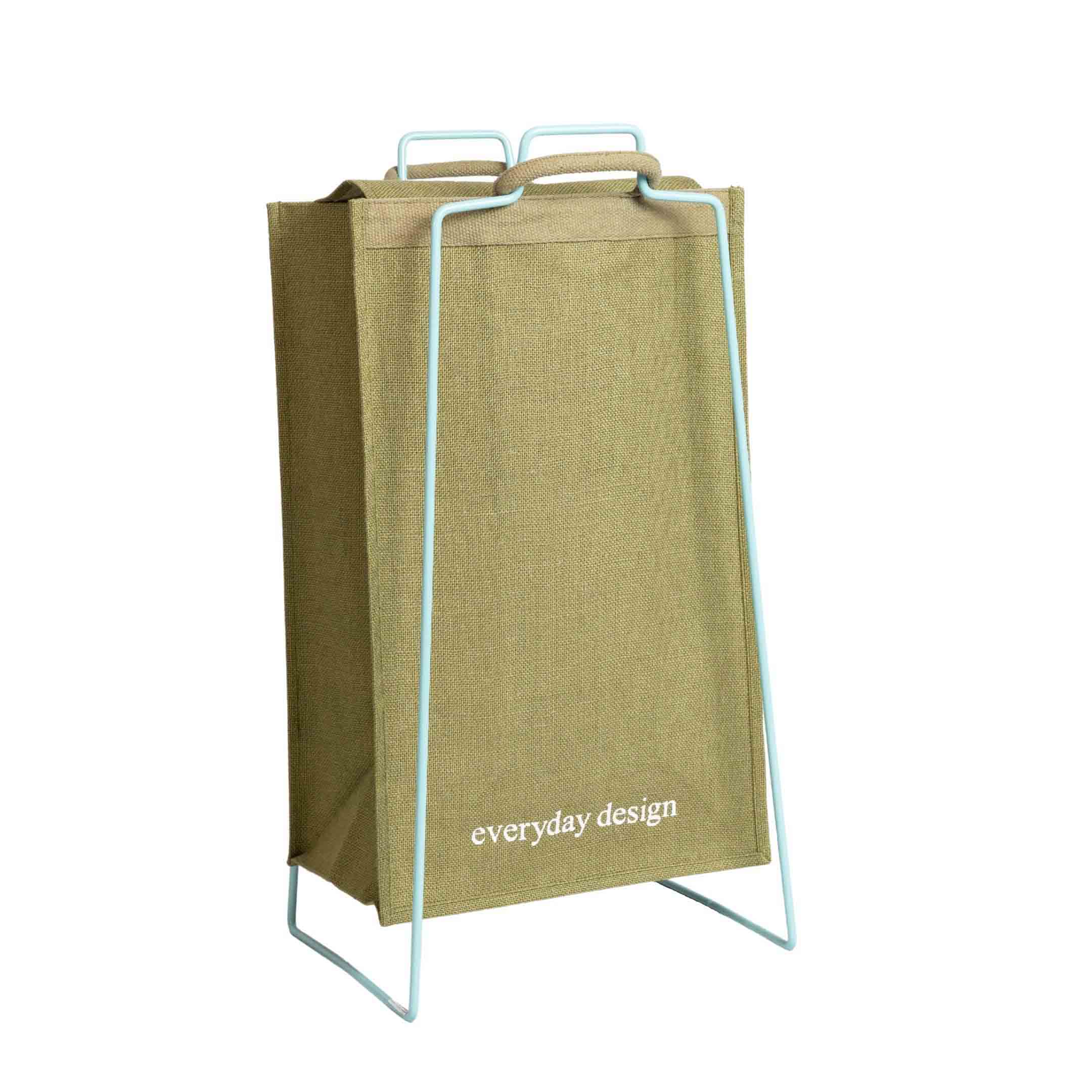 TURKU XL -kierrätysteline turkoosi ja XL-kassi