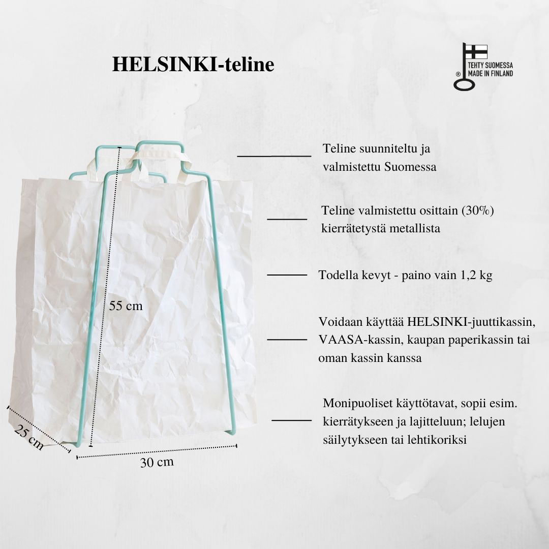 HELSINKI-kassiteline turkoosi