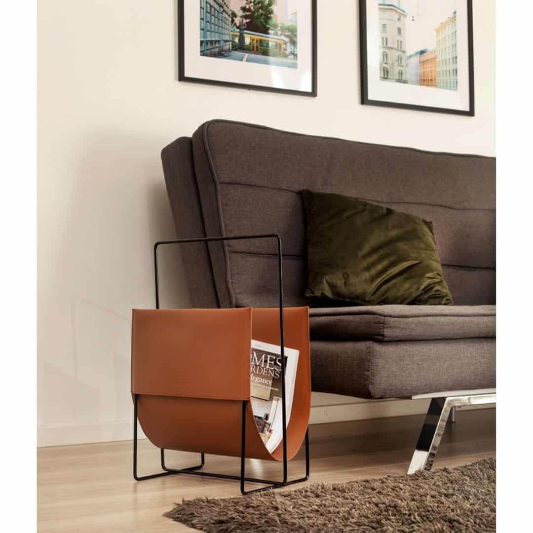 ESPOO-lehtiteline ruskea