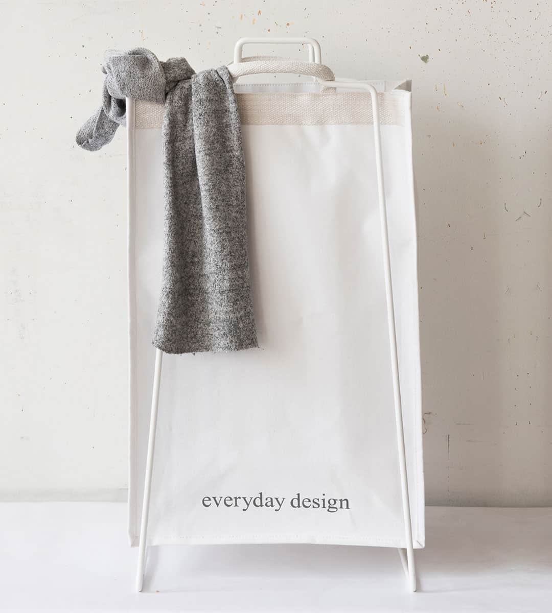 TURKU XL -kierrätysteline valkoinen