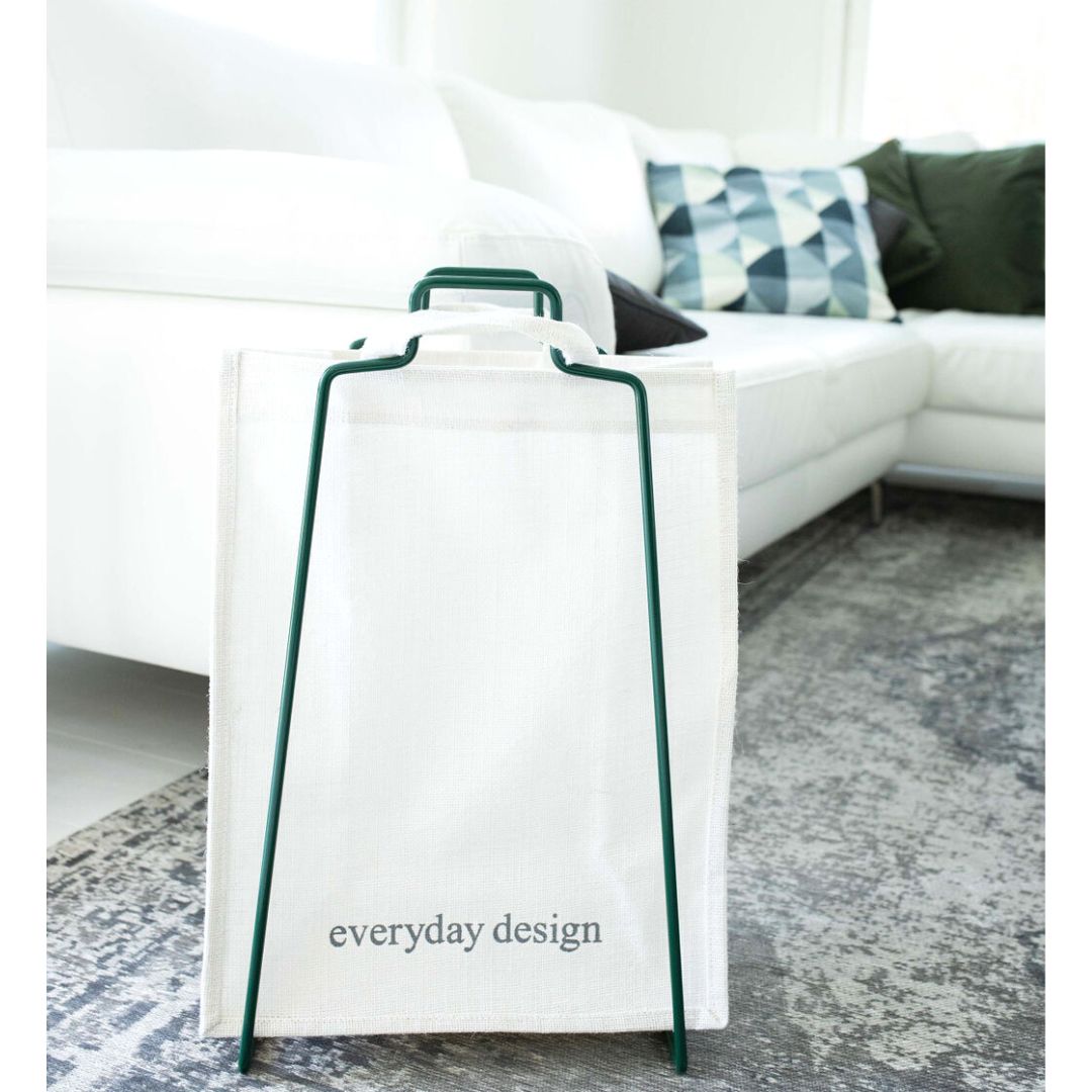 HELSINKI-kassiteline vihreä ja juuttikassi