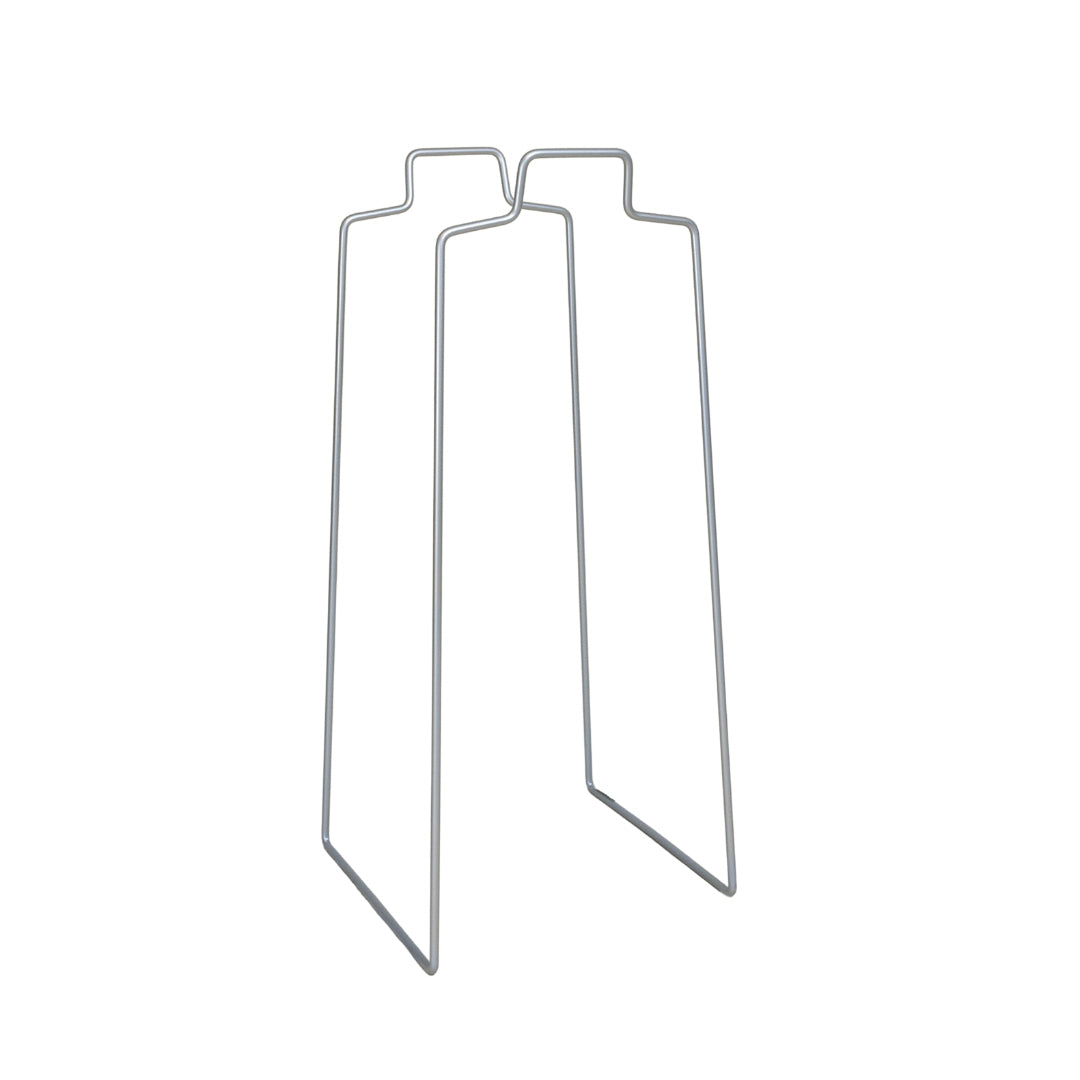 TURKU XL -kierrätysteline hopea