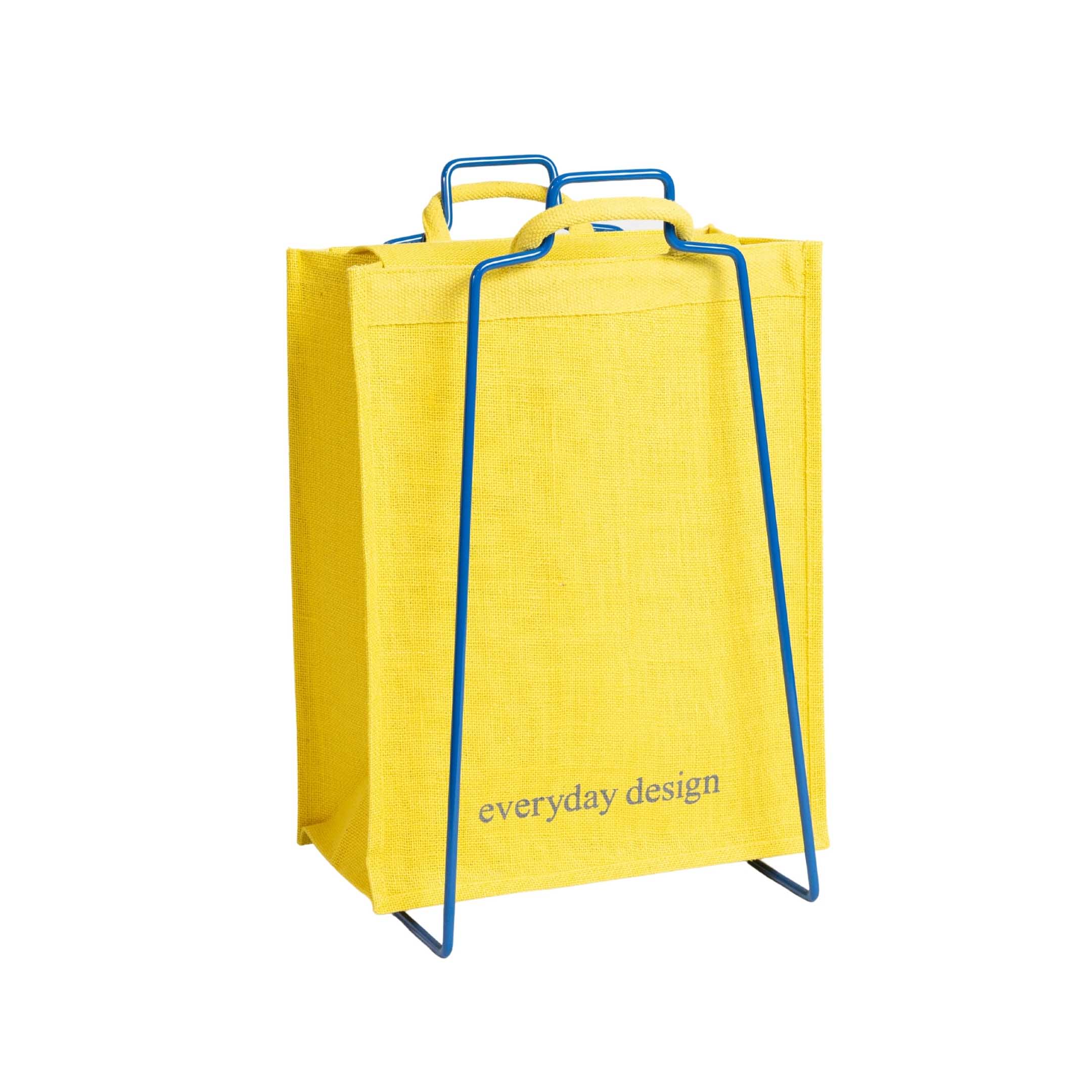 HELSINKI-kassiteline sininen ja juuttikassi