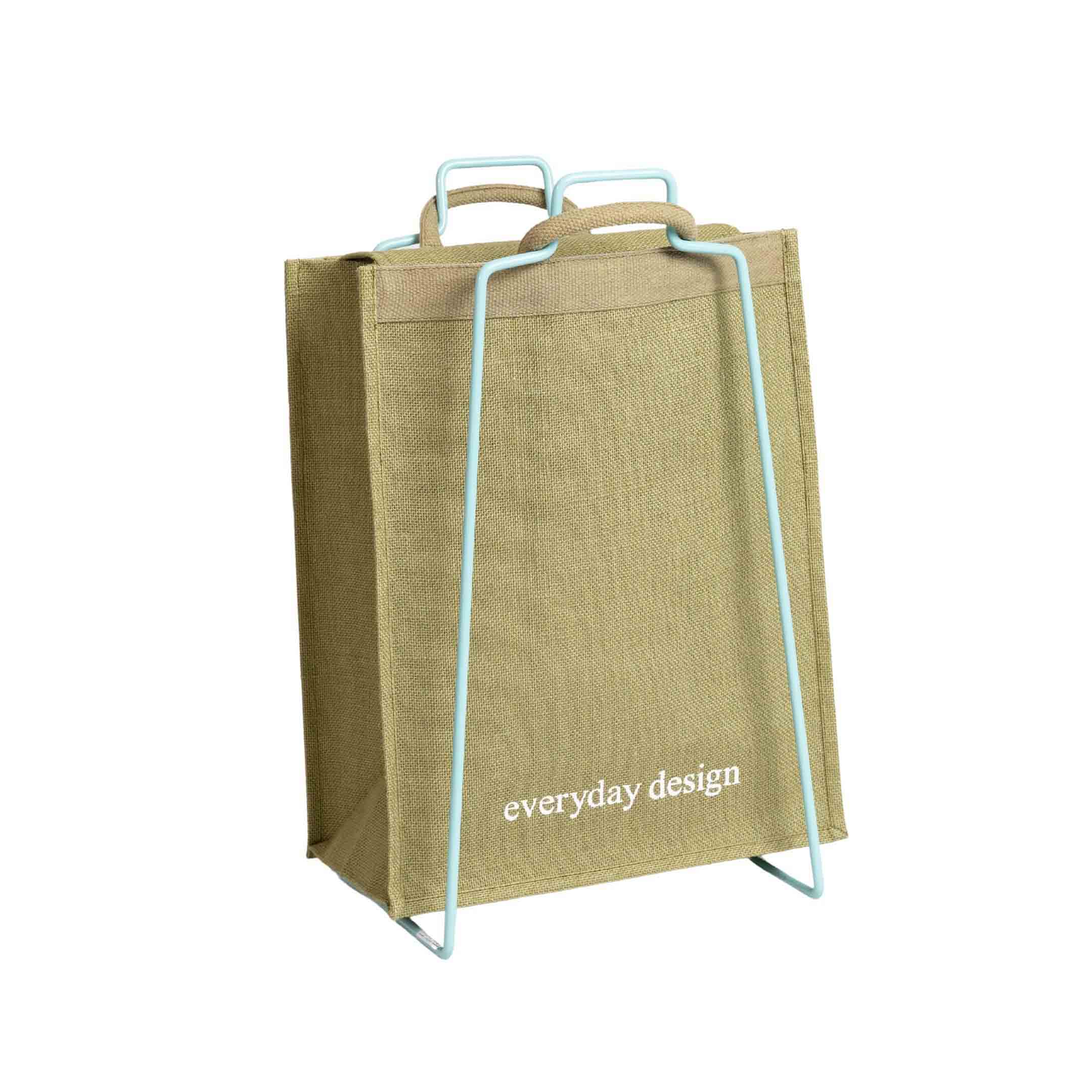 HELSINKI-kassiteline turkoosi ja juuttikassi