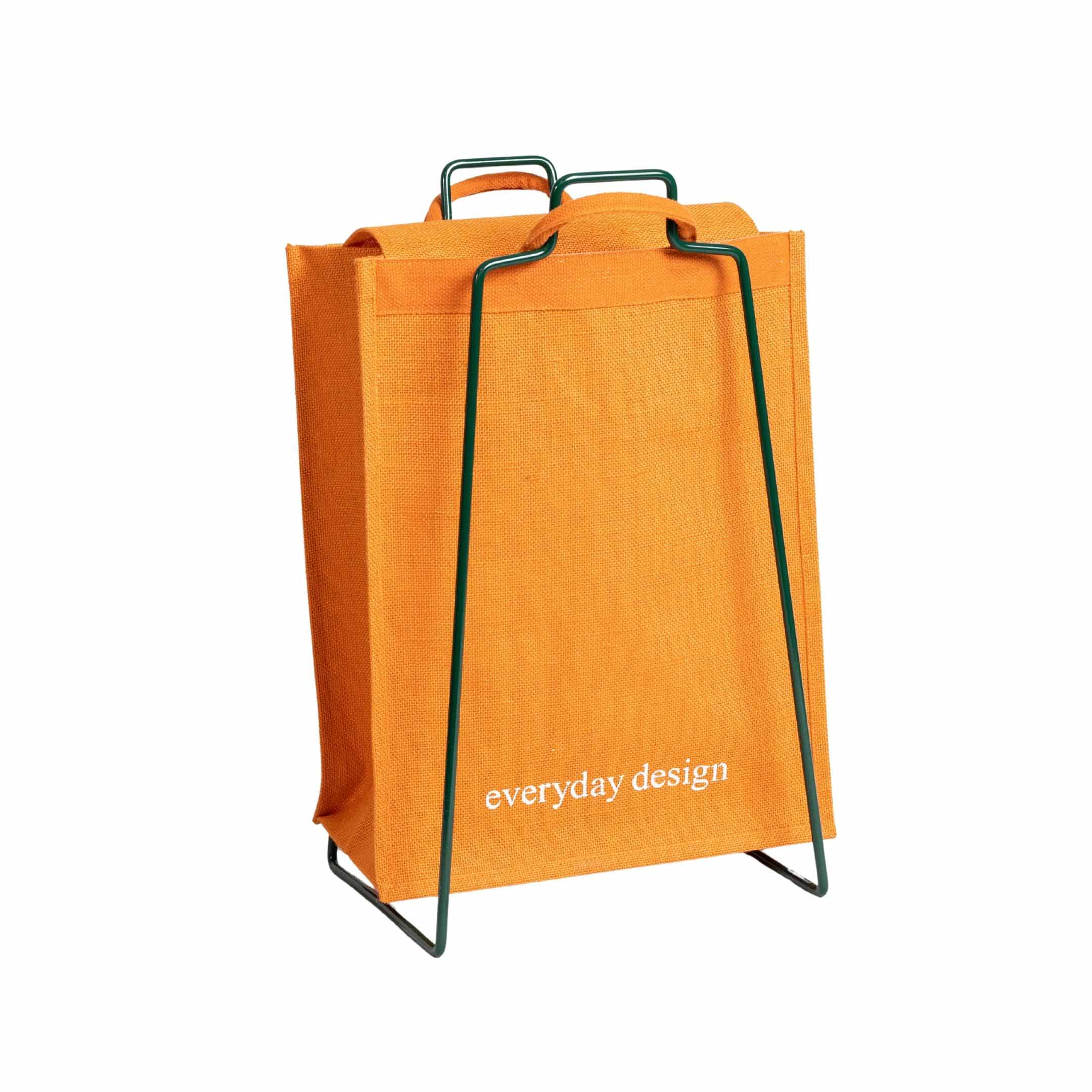 HELSINKI-kassiteline vihreä ja juuttikassi