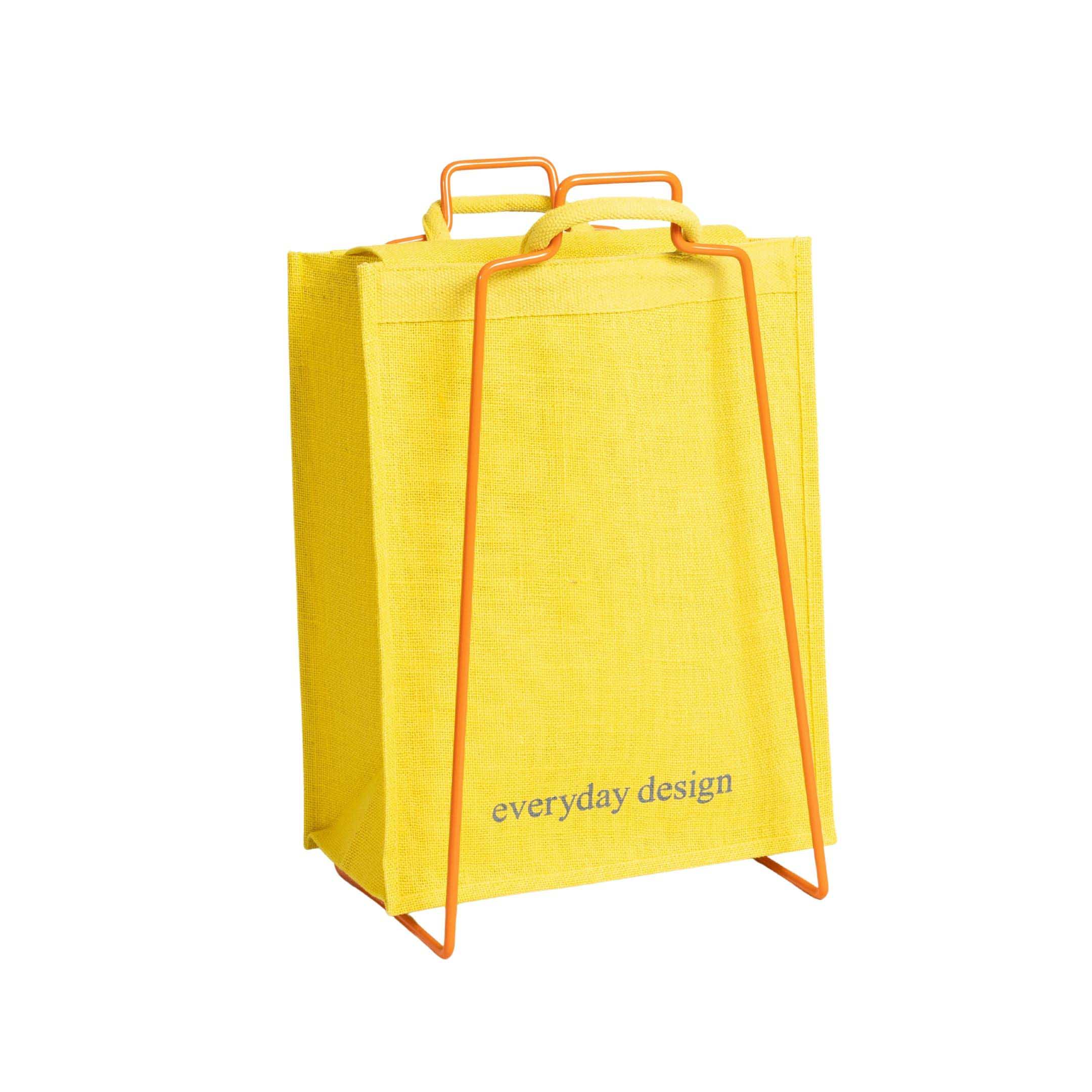 HELSINKI-kassiteline oranssi ja juuttikassi