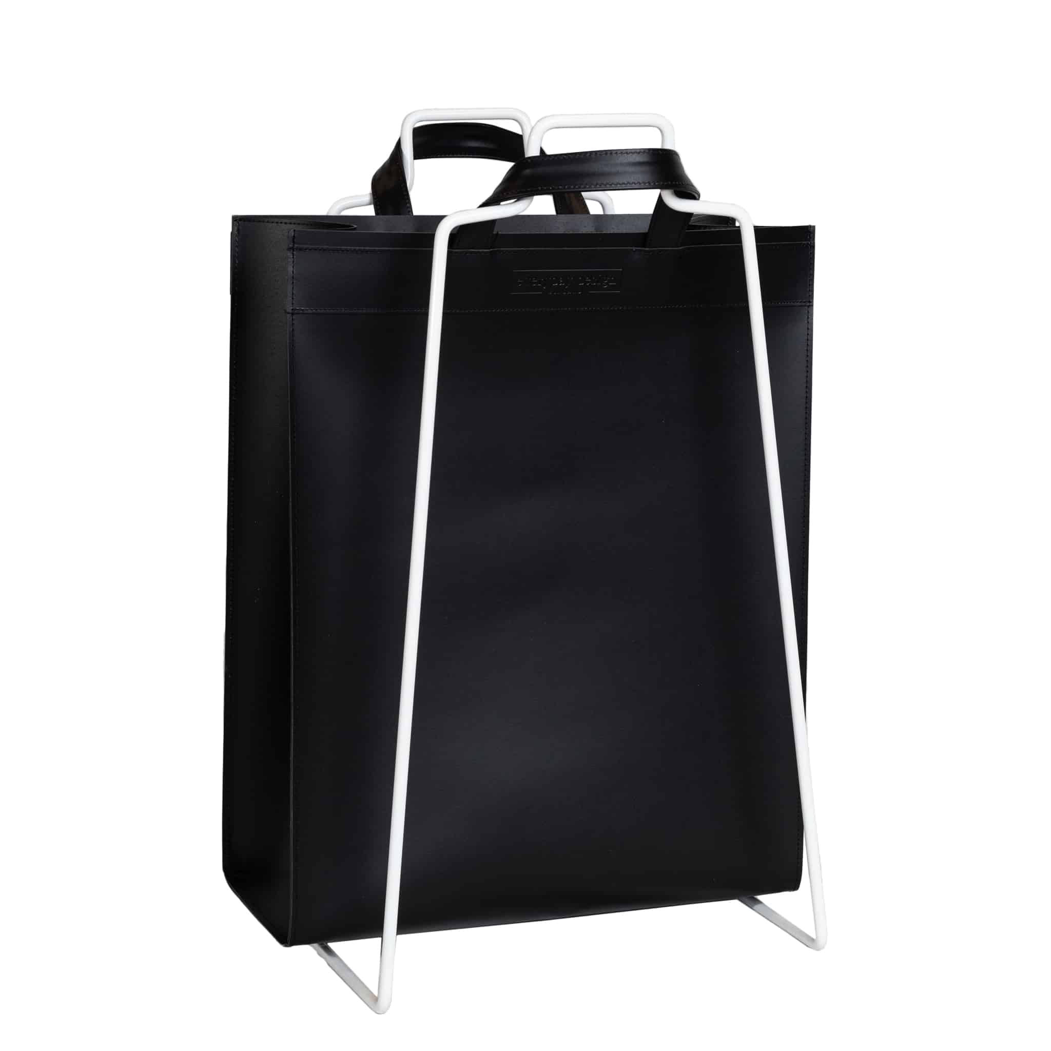 HELSINKI-kassiteline valkoinen ja VAASA-kassi musta